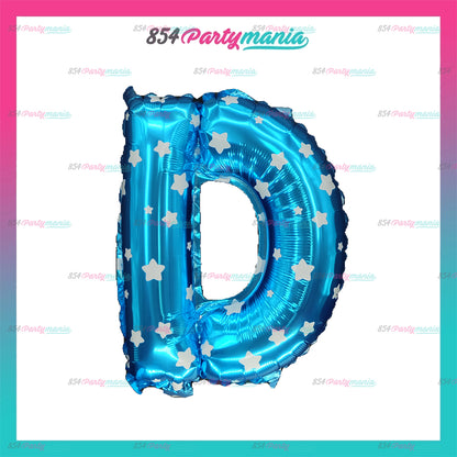 Letter and Number Foil Blue (sold by 10's) BRAND: PROLATEX BALLOONS