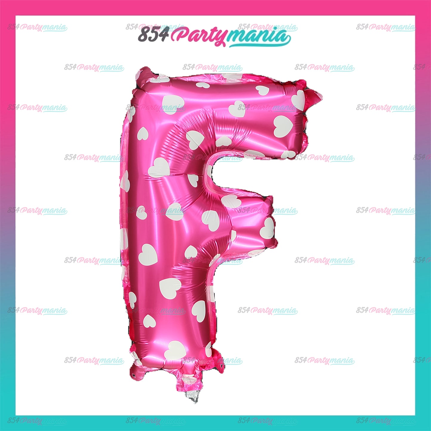 Letter and Number Foil Balloon Pink (sold by 10's) Prolatex Brand