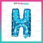 Letter and Number Foil Blue (sold by 10's) BRAND: PROLATEX BALLOONS