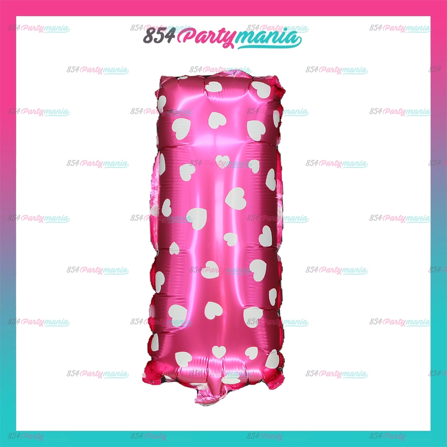 Letter and Number Foil Balloon Pink (sold by 10's) Prolatex Brand