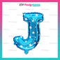 Letter and Number Foil Blue (sold by 10's) BRAND: PROLATEX BALLOONS