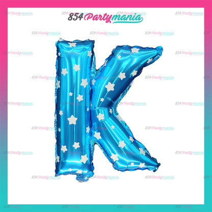 Letter and Number Foil Blue (sold by 10's) BRAND: PROLATEX BALLOONS