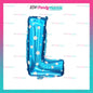 Letter and Number Foil Blue (sold by 10's) BRAND: PROLATEX BALLOONS