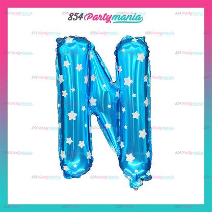 Letter and Number Foil Blue (sold by 10's) BRAND: PROLATEX BALLOONS