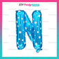 Letter and Number Foil Blue (sold by 10's) BRAND: PROLATEX BALLOONS