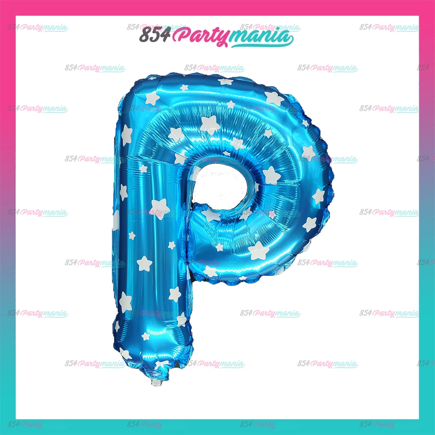 Letter and Number Foil Blue (sold by 10's) BRAND: PROLATEX BALLOONS