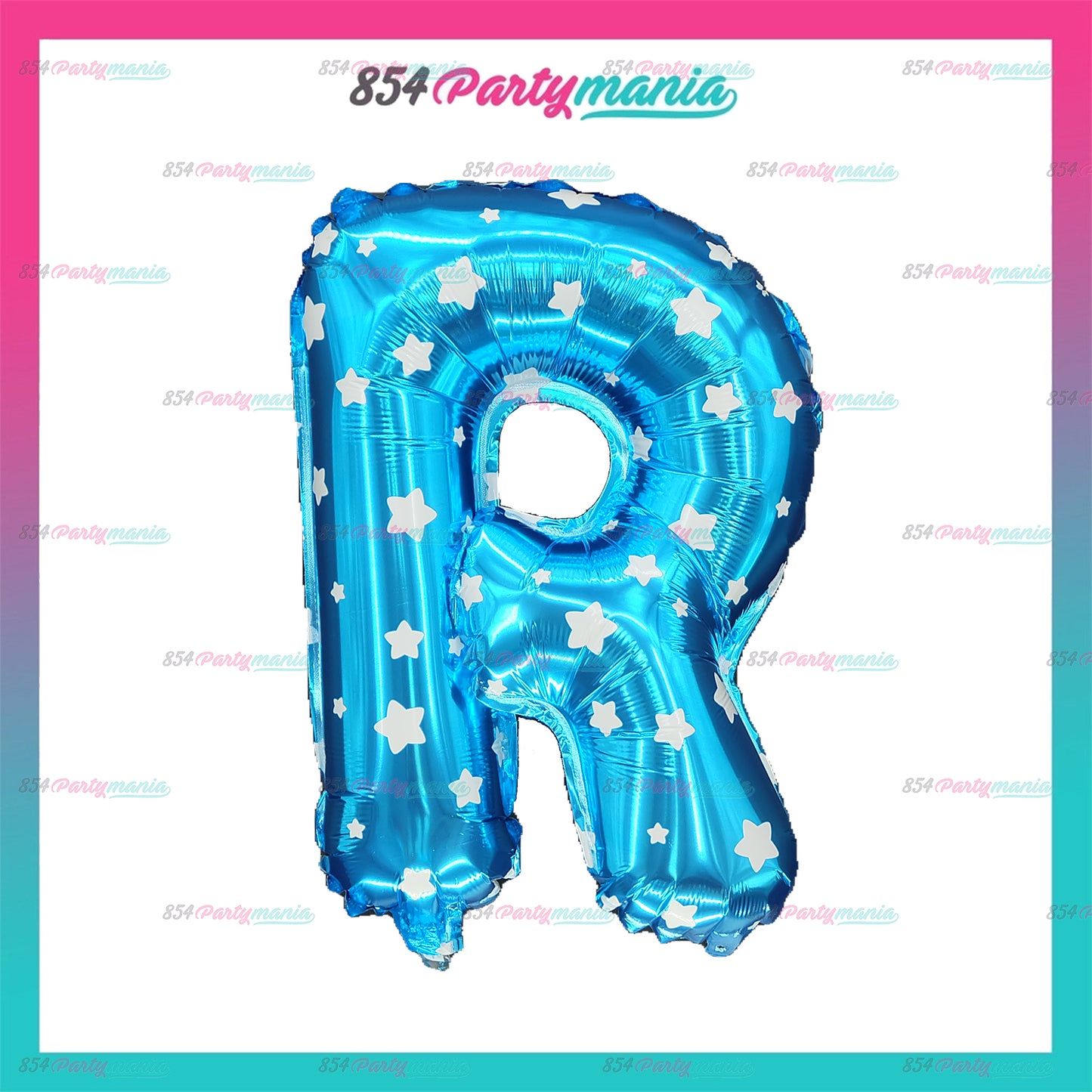 Letter and Number Foil Blue (sold by 10's) BRAND: PROLATEX BALLOONS