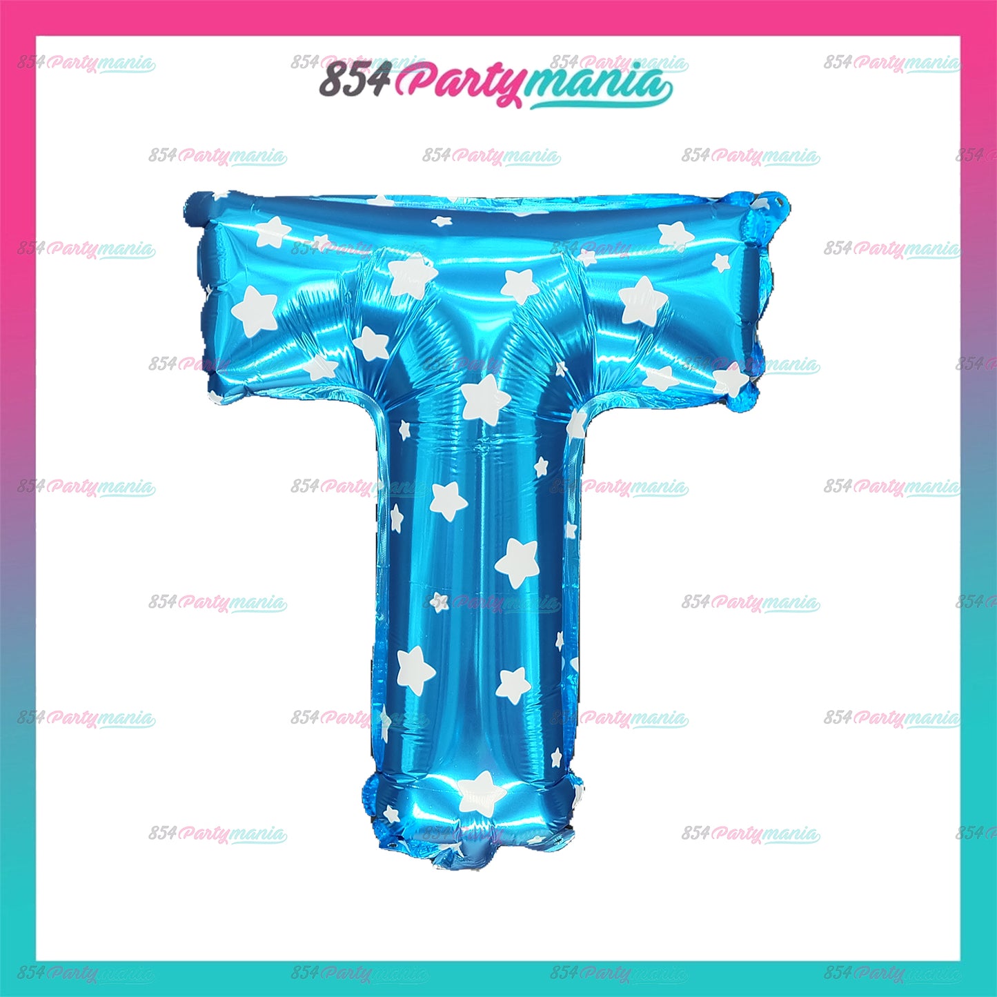 Letter and Number Foil Blue (sold by 10's) BRAND: PROLATEX BALLOONS