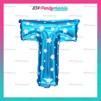 Letter and Number Foil Blue (sold by 10's) BRAND: PROLATEX BALLOONS