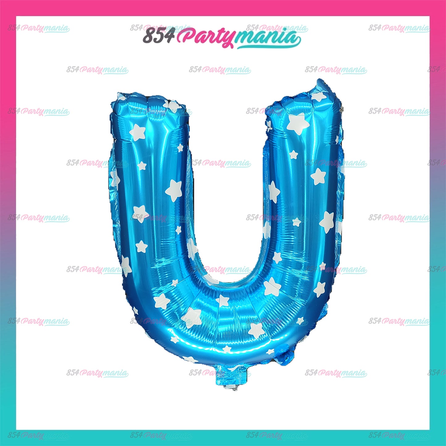 Letter and Number Foil Blue (sold by 10's) BRAND: PROLATEX BALLOONS