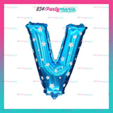 Letter and Number Foil Blue (sold by 10's) BRAND: PROLATEX BALLOONS
