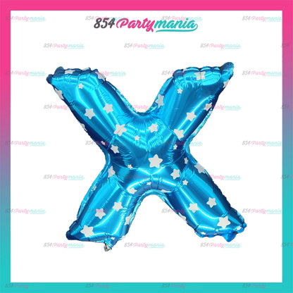 Letter and Number Foil Blue (sold by 10's) BRAND: PROLATEX BALLOONS