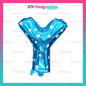 Letter and Number Foil Blue (sold by 10's) BRAND: PROLATEX BALLOONS