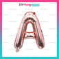 Letter Foil Balloon Rosegold 16" (sold by 10's) BRAND: PROLATEX