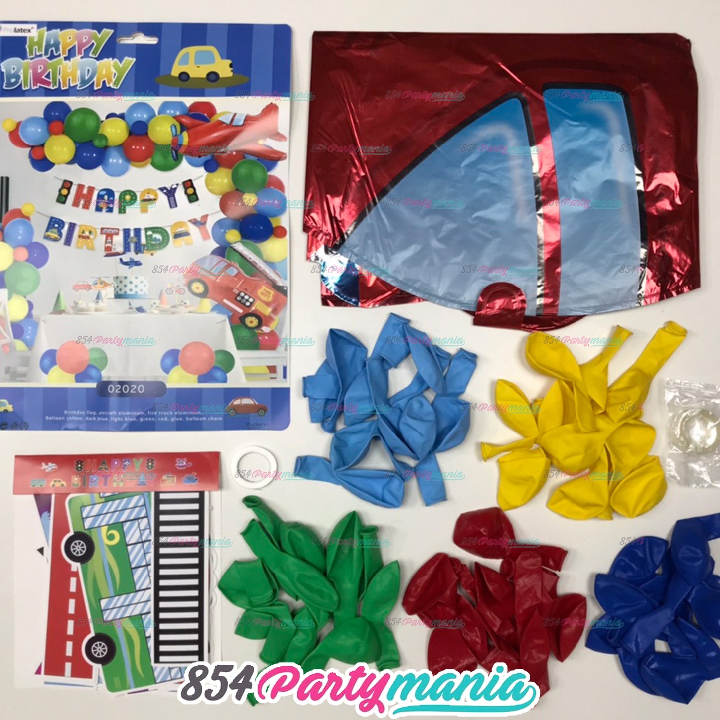 TRANSPORTATION BALLOON GARLAND SETS-HY02020