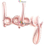 CURSIVE LETTER FOIL BALLOONS (sold by 10's)