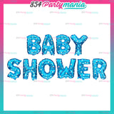 Baby Shower Letter Foil (sold by 10's)