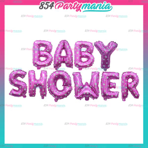 Baby Shower Letter Foil (sold by 10's)