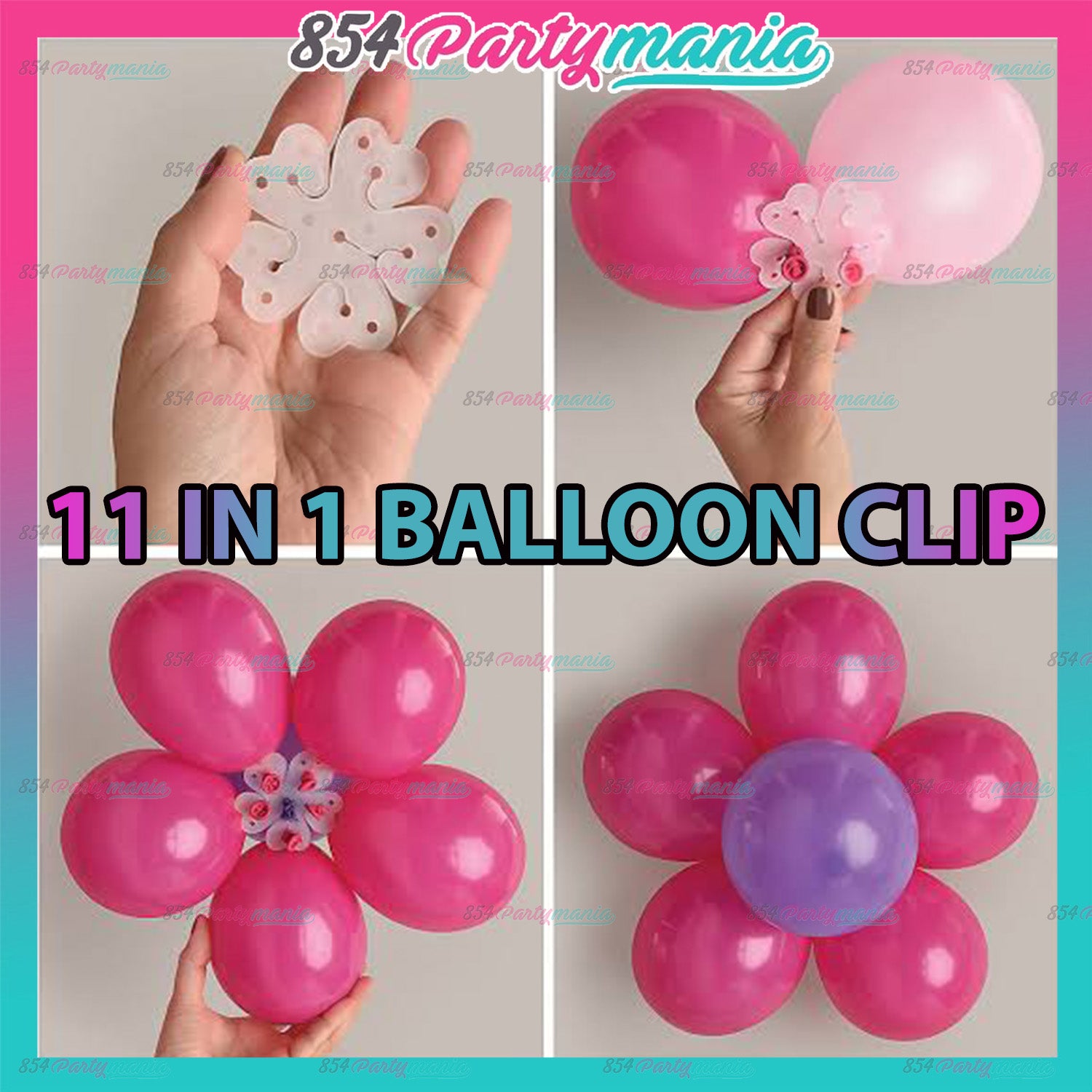 Christmas Gift Balloon Accessories Balloon Chain Flower Clips