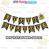 HAPPY NEW YEAR BANNER (sold by 12's)