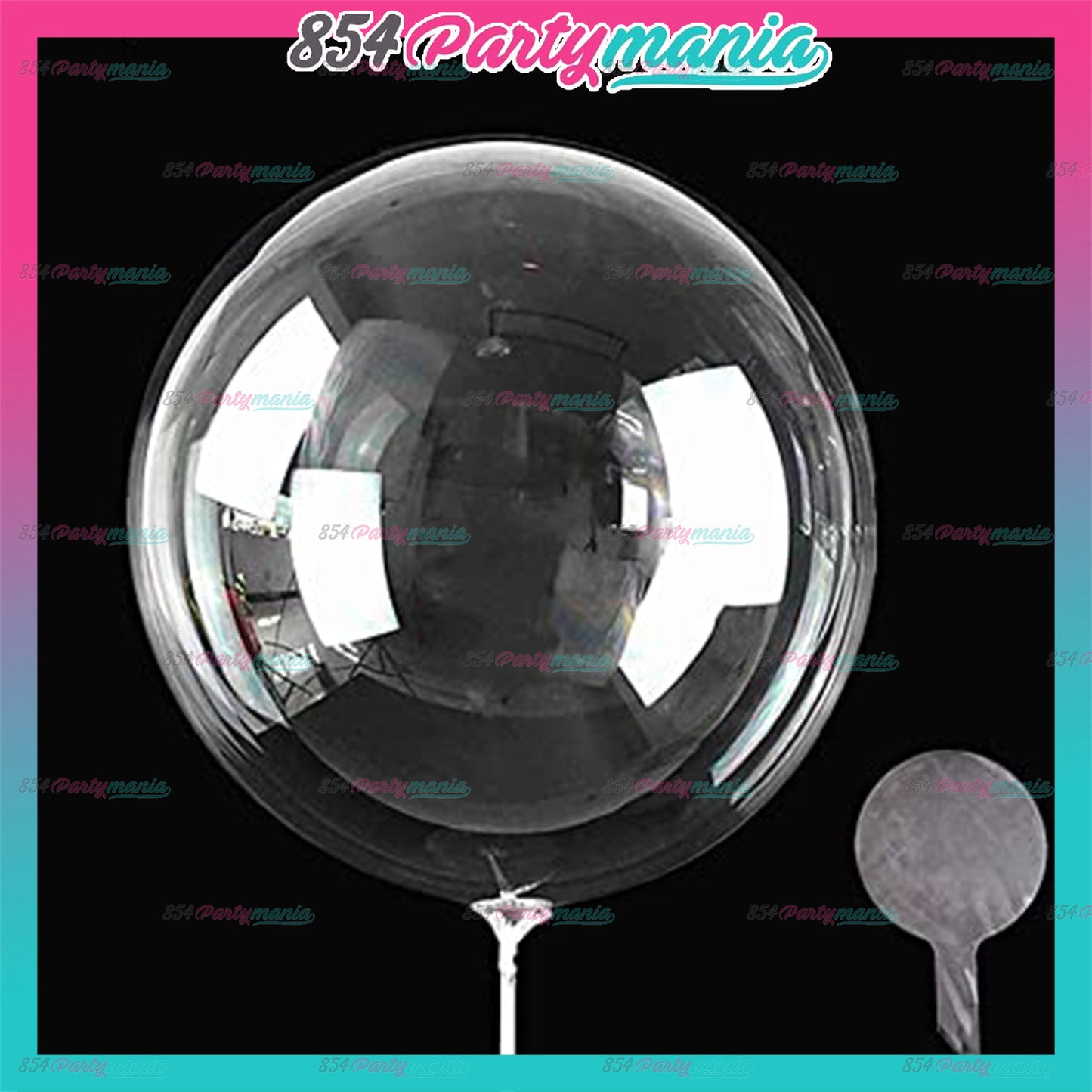 Clear Transparent Bobo Balloons and DIY Stickers