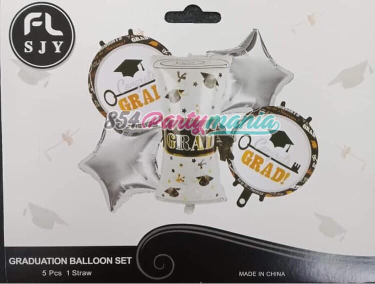 5in1 Balloon Set Graduation (sold by 10's)