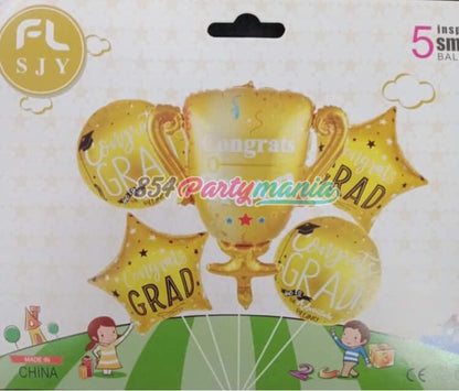 5in1 Balloon Set Graduation (sold by 10's)