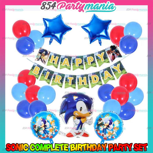 SONIC BIRTHDAY PARTY SET