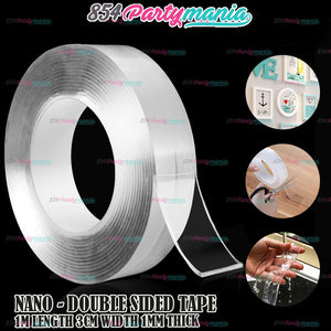 Nano Double Sided Tape Heavy Duty, Multipurpose Transparent Poster Tape For  Wall, Adhesive Strips Strong Sticky Mounting Tape Wall Tape Picture Hangin