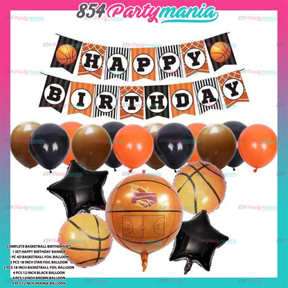 Basketball Party Bundle Set Sports (sold by 10's)