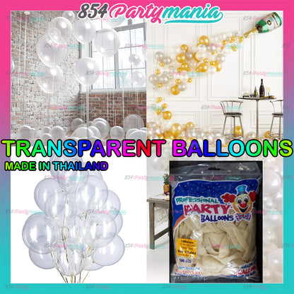 TRANSPARENT BALLOONS