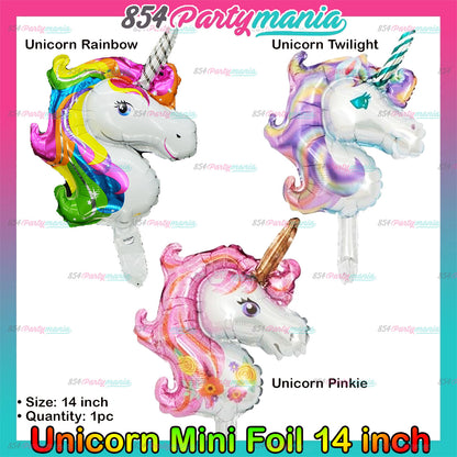 SHAPED FOIL BALLOON UNICORN