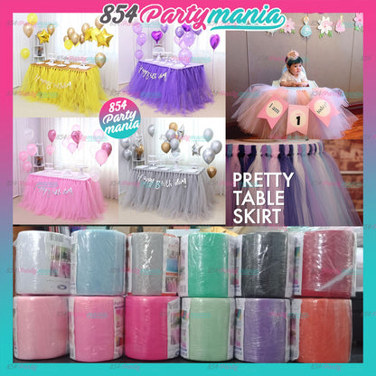 TABLE SKIRT Tulle DIY 50yards (5pcs min)