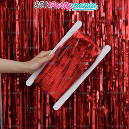 3METER FOIL CURTAIN SHINY