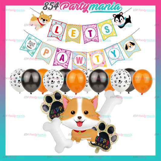 PAW PARTY DOG BIRTHDAY COMPLETE SET (sold by 10's)