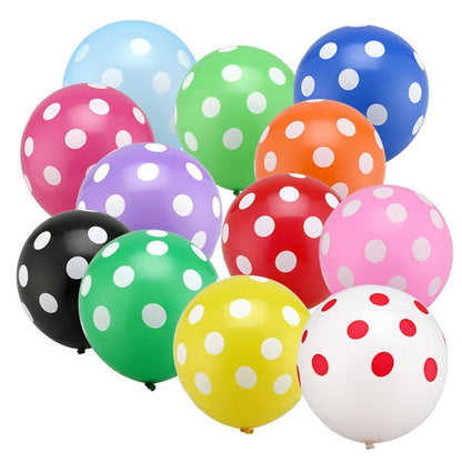 Fullprint Polka Dotted Balloons (3bags min)