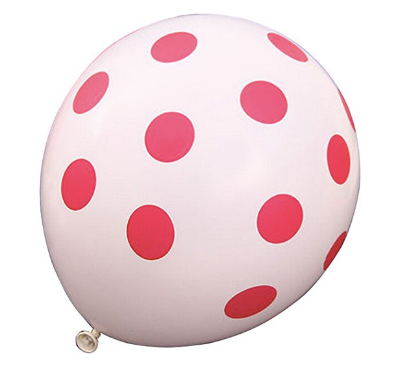 Fullprint Polka Dotted Balloons (3bags min)