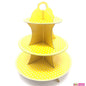 Cupcake Stand 3 tier Board Dotted / Plain (10pcs min)