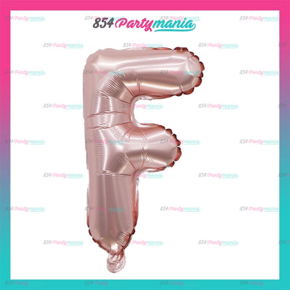 Letter Foil Balloon Rosegold 16" (sold by 10's) BRAND: PROLATEX