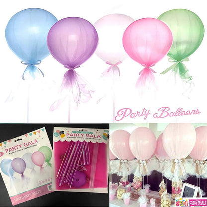 Centerpiece Stand Balloon Tulle Set (10pcs min)