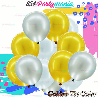 Tri Color Prolatex Balloons 30pcs 3in1 Balloon Set (sold by 5pck)