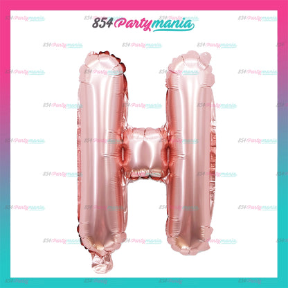 Letter Foil Balloon Rosegold 16" (sold by 10's) BRAND: PROLATEX