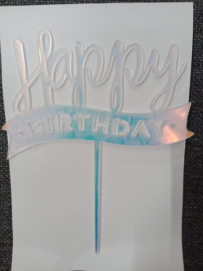 ACRYLIC CAKE TOPPER [PREMIUM QUALITY] (20pcs/pack)