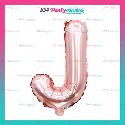 Letter Foil Balloon Rosegold 16" (sold by 10's) BRAND: PROLATEX