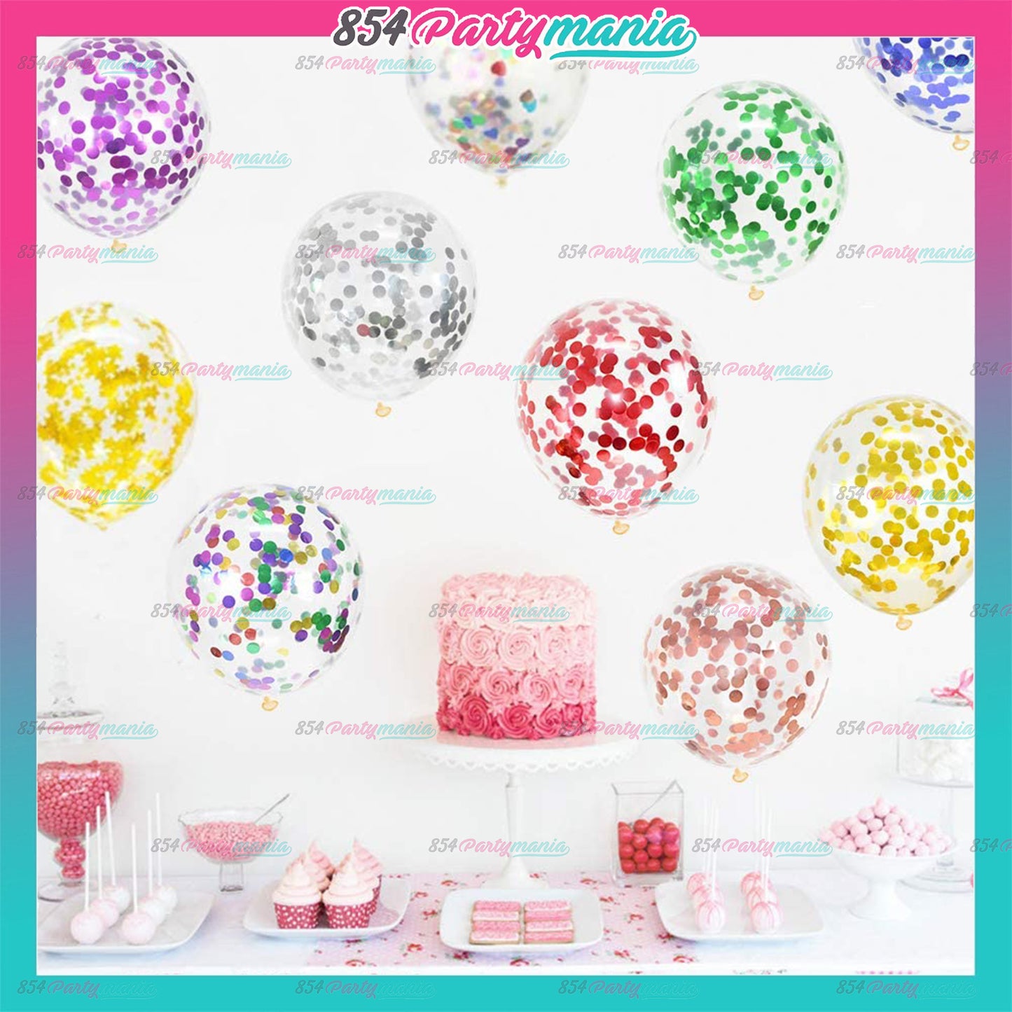 Confetti Balloons (sold by 20 packs)