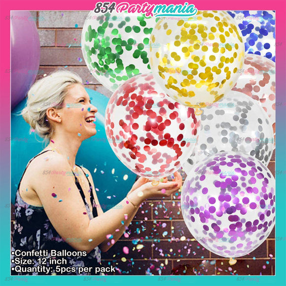 Confetti Balloons (sold by 20 packs)