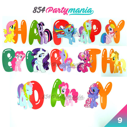 Happy Birthday Letter Banner Disney Character (sold by 12's)