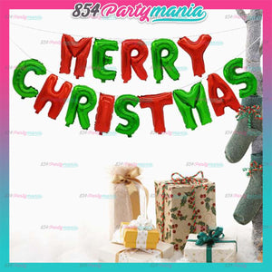 MERRY CHRISTMAS LETTER FOIL SET (sold by 10's)