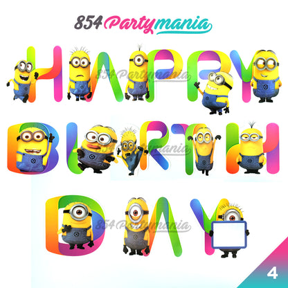 Happy Birthday Letter Banner Disney Character (sold by 12's)