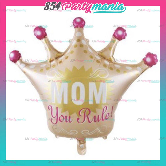 Big CROWN Mothers day Foil Balloon (sold by 50's)